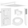 Mexen Cube DR02 set de duș încastrat cu duș fix 30 cm, alb - 77502DR0230-20