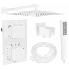 Mexen Cube DR02 set de duș încastrat z pară de tip ploaie 30 cm, Albă - 77502DR0230-20