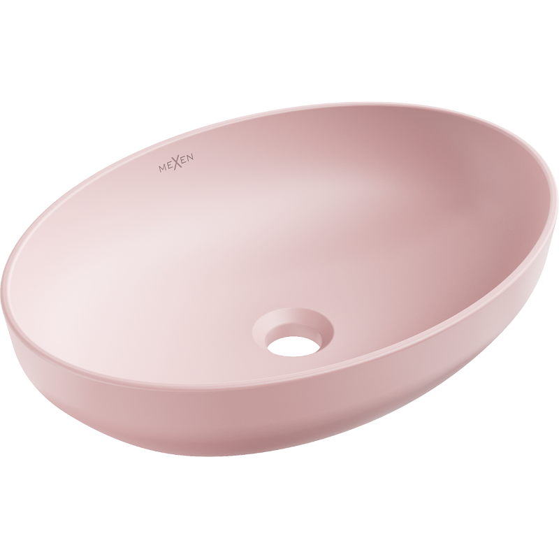 Mexen Cornelia lavoar pe blat 50 x 37 cm, roz mat - 21885044
