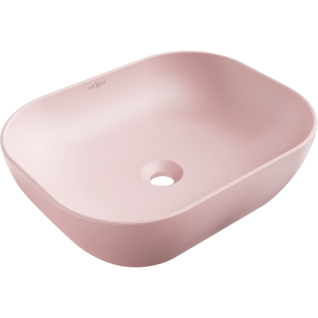 Mexen Rosa chiuvetă deasupra blatului 50 x 40 cm, roz mat - 21095044