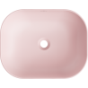Mexen Rosa chiuvetă deasupra blatului 50 x 40 cm, roz mat - 21095044