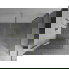 Mexen Kioto perete de duș Walk-in 120 x 70 cm, transparent, aurie - 800-120-202-50-00-070