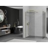 Mexen Kioto 145 x 110 cm-es Walk-in zuhanyfal, átlátszó, arany - 800-145-202-50-00-110