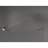 Mexen Kioto paravan rotunjit de duș 110 x 200 cm, Transparent 8 mm, Crom - 800-110-101-01-06