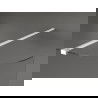 Mexen Kioto paravan rotunjit de duș 80 x 200 cm, Transparent 8 mm, Albă - 800-080-101-20-06