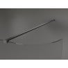 Mexen Kioto perete dus rotund Walk-in 100 x 200 cm, transparent 8 mm, gri armă - 800-100-101-66-06
