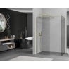 Mexen Kioto perete duş Walk-in 95 x 80 cm, transparent, aurat periat - 800-095-202-55-00-080