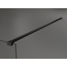 Mexen Kioto 140 x 200 cm-es Walk-in zuhanyfal, átlátszó 8 mm, fekete - 800-140-101-70-00