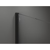 Mexen Kioto perete de duș Walk-in 110 x 200 cm, oglindă 8 mm, negru - 800-110-101-70-50
