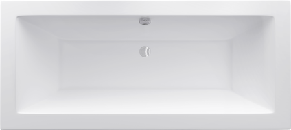 Mexen Cube cadă dreptunghiulară 170 x 80 cm, Albă - 55051708000
