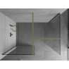 Mexen Kioto Panou de duș Walk-in 180 x 85 cm, transparent, auriu periat - 800-180-202-55-00-085