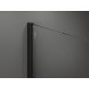 Mexen Kioto Walk-in zuhanyfal 70 x 200 cm, fekete rácsos 8 mm, fekete - 800-070-101-70-77