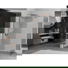 Mexen Kioto perete de duș Walk-in 155 x 70 cm, transparent, aur roz - 800-155-202-60-00-070