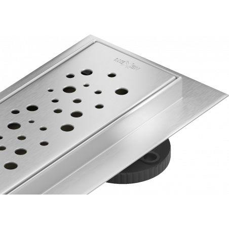 Mexen Flat 360° M12 forgatható vonal menti elfolyó 70 cm, inox - 1021070-40