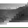 Mexen Kioto perete de duș independent 155 x 30 x 30 cm, transparent, crom - 800-155-030-222-01-00-030