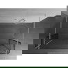 Mexen Kioto perete de duș autoportant 110 x 30 x 30 cm, model negru, alb - 800-110-030-222-20-70-030