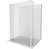 Mexen Kioto panou de duș freestanding 140 x 30 x 30 cm, transparent, alb - 800-140-030-222-20-00-030