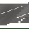 Mexen Kioto perete de duș autonom 140 x 30 x 30 cm, transparent, alb - 800-140-030-222-20-00-030