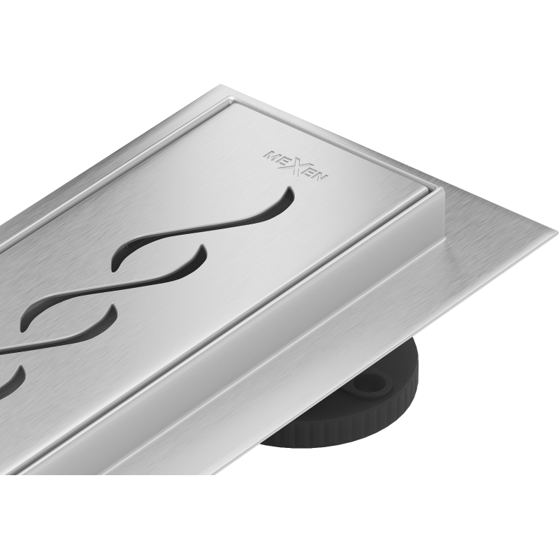 Mexen Flat 360° M18 forgatható vonalelvezetés 60 cm, inox - 1023060-40