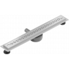 Mexen Flat 360° M18 scurgere liniară rotativă 70 cm, Crom - 1023070-40