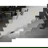Mexen Kioto perete dus liber 150 x 30 x 30 cm, model negru, finisaj auriu periat - 800-150-030-222-55-70-030