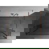 Mexen Kioto perete de duș liber 135 x 30 x 30 cm, transparent, aur roz - 800-135-030-222-60-00-030