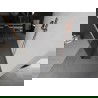 Mexen Kioto perete de duș liber 100 x 30 x 30 cm, transparent, cupru periat - 800-100-030-222-65-00-030