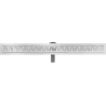 Mexen Flat 360° M22 forgatható lineáris padlóösszefolyó 80 cm, inox - 1029080-40