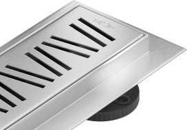 Mexen Flat 360° M22 elforgatott vonalmenti lefolyó 100 cm, inox - 1029100-40