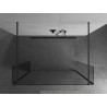 Mexen Kioto paravan de duș independent 170 x 30 x 30 cm, transparent, gri armat periat - 800-170-030-222-66-00-030