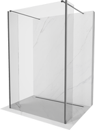 Mexen Kioto paravan de duș independent 170 x 30 x 30 cm, transparent, gri armat periat - 800-170-030-222-66-00-030