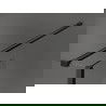 Mexen Kioto perete de dus autonom 100 x 30 x 30 cm, transparent, negru - 800-100-030-222-70-00-030