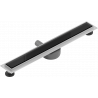 Mexen Flat 360° MGB scurgere liniară rotativă 60 cm, Sticlă neagră - 1026060-40
