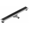 Mexen Flat 360° MGB scurgere liniară rotativă 60 cm, Sticlă neagră - 1026060-40