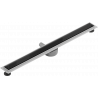 Mexen Flat 360° MGB scurgere liniară rotativă 90 cm, Sticlă neagră - 1026090-40