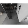 Mexen Kioto perete de duș autoportant 110 x 30 x 30 cm, model negru, gun metal - 800-110-030-222-95-70-030