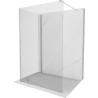 Mexen Kioto Perete de duș Walk-in 125 x 70 cm, transparent, crom - 800-125-212-01-00-070