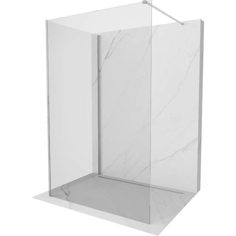 Mexen Kioto paravan de duș Walk-in 120 x 95 cm, transparent, crom - 800-120-212-01-00-095