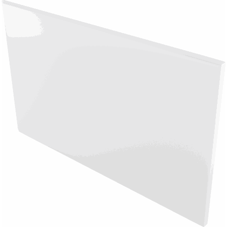 Mexen Uni panou lateral de 70 cm pentru o cadă dreptunghiulară, Albă - 55099-070