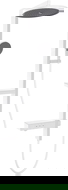 Mexen Dizzy set de duș expus cu ploaie și baterie, alb - 78104-20