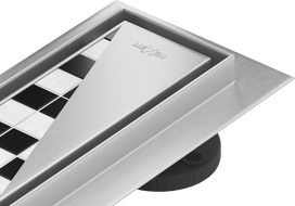 Mexen Flat 360° M13 scurgere liniară rotativă 2 în 1 100 cm, Crom - 1010100-40