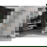 Mexen Kioto perete dus Walk-in 125 x 70 cm, transparent, cupru periat - 800-125-202-65-00-070