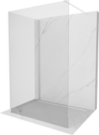 Mexen Kioto perete duș Walk-in 120 x 80 cm, transparent, alb - 800-120-212-20-00-080