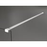 Mexen Kioto perete de duș Walk-in 120 x 110 cm, model negru, alb - 800-120-212-20-70-110