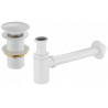 Mexen semi-sifon lavoar rotund cu dop click-clack, fără preaplin, alb - 7991050-20