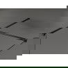 Mexen Kioto perete de duș Walk-in 90 x 70 cm, model negru, negru - 800-090-202-70-70-070