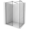 Mexen Kioto perete de duș Walk-in 120 x 100 cm, model negru, negru - 800-120-202-70-70-100