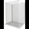 Mexen Kioto panou de duș Walk-in 135 x 80 cm, transparent, aurit - 800-135-212-50-00-080