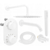 Mexen Kai DR70 set cadă-duș încorporat cu duş fix 25 cm, alb - 77602DR70251-20