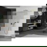 Mexen Kioto perete de duș Walk-in 140 x 95 cm, transparent, aurit - 800-140-212-50-00-095